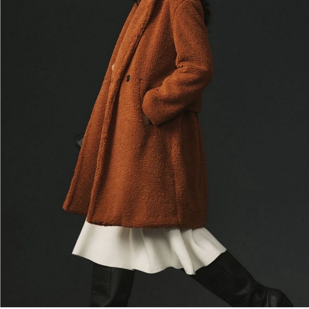 Maeve by Anthropology teddy bear jacket - Picture 2 of 5